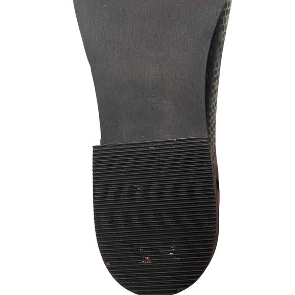 Marita Moreno Saloon Vegan Black Shoe EU39 Like New - Picture 6 of 7
